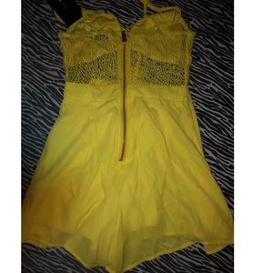 fashion nova yellow romper